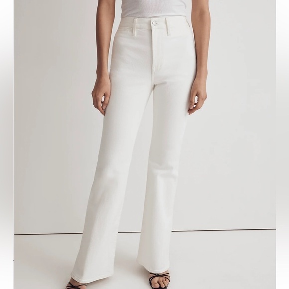 Madewell The Perfect Vintage Flare jeans tile white - Picture 1 of 8